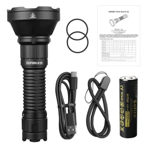 Sofirn SF26 2000lm SFT40 LED 6000K Tactical Flashlight