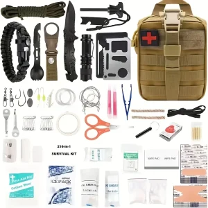 Multi-Functional Tool Backpack Emergency Survival Kit