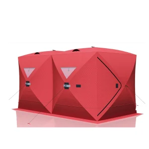 Insulated Pop-Up Ice Fishing Tent, 6-8 Person